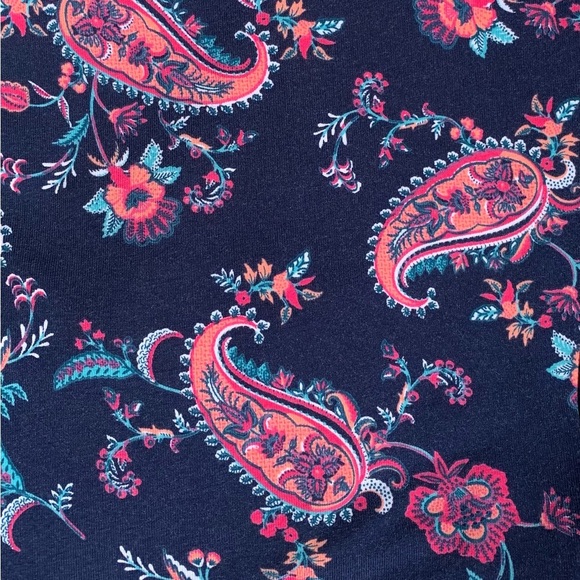 LANDSEND WOMENS PLUS Short Sleeve Knit PJ Short Set - Picture 3 of 3